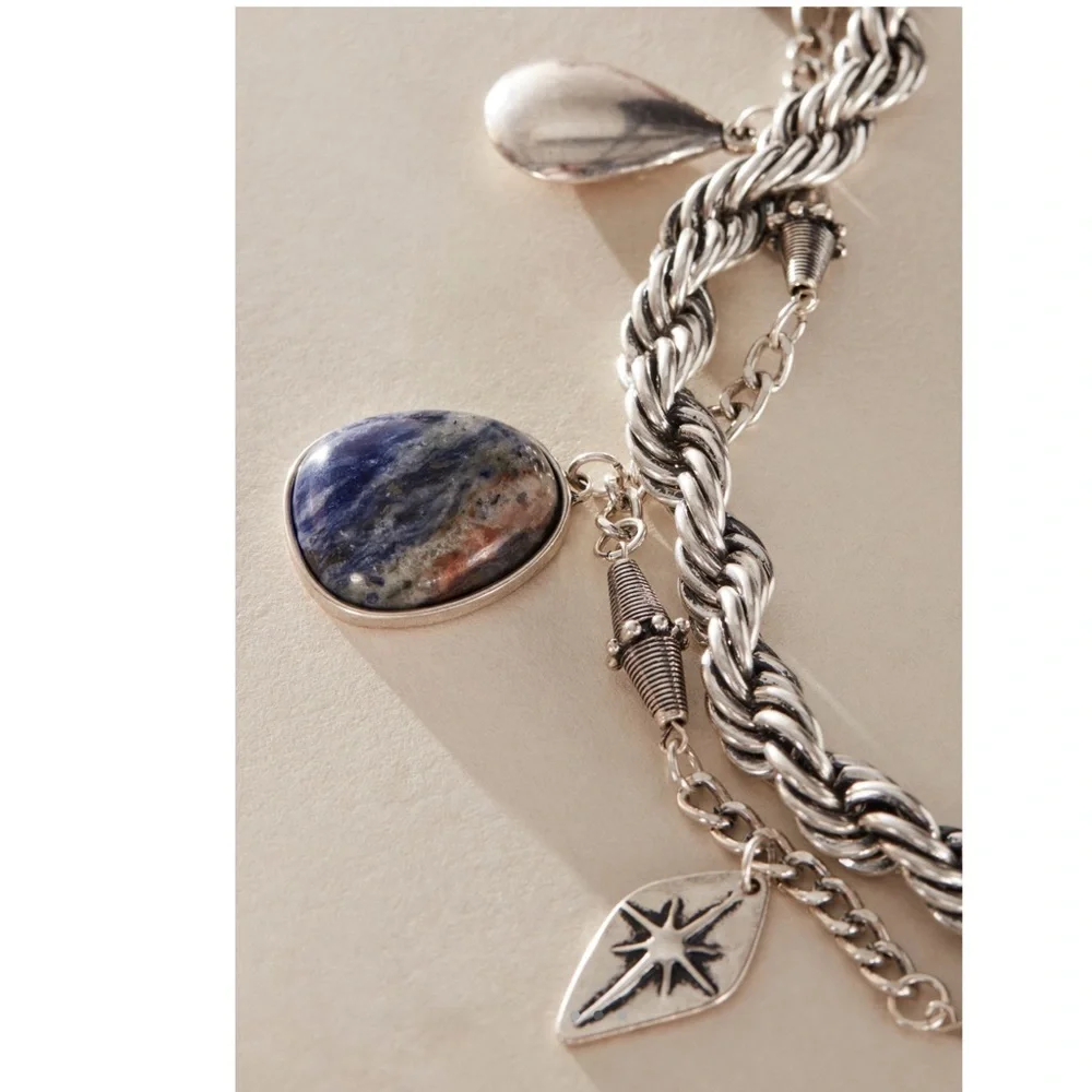 NWT FREE PEOPLE DRIFTER CHUNKY BRACELET - Picture 2 of 5